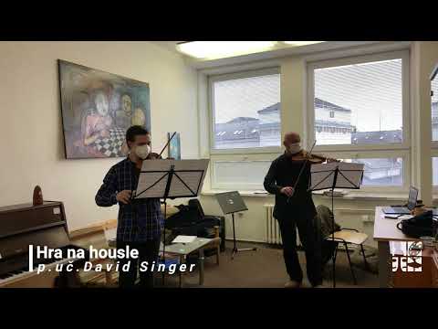 Týden otevřených dveří - 1. den - návštěva houslové a klarinetové třídy - 19. 4. 2021