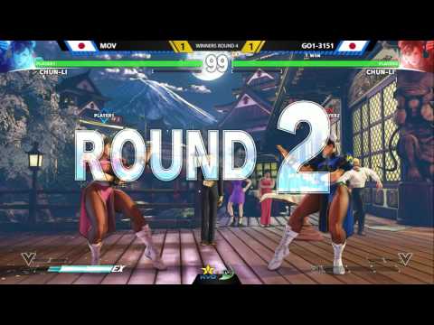 SF5 Top 4 @ KSB 2016 - MOV (Chun) vs GO1-3151 (Chun); TS Sabin (Dhalsim) vs Kazunoko (Cammy)