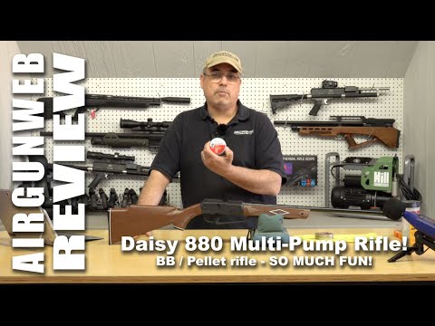 AIRGUN REVIEW - Daisy 880 Multi-Pump Pneumatic, Old School Airgun Review by AirgunWeb