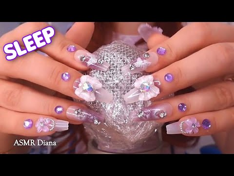 ASMR Heaven • 1 Hour No Talking Triggers to Make You Sleep Instantly 😴 • Long Nails