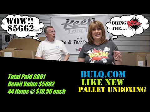 YES!!  We paid $861 for this BULQ $5662msrp LIKE NEW pallet. We found major profit in this UNBOXING!