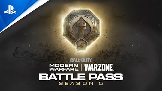 PlayStation Call of Duty: Modern Warfare & Warzone - Season 5 Battle Pass Trailer | PS4 anuncio