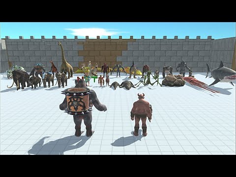 GORO THE GIANT WITH OGRE LORD VS BOSS & MINIBOSS - Animal Revolt Battle Simulator