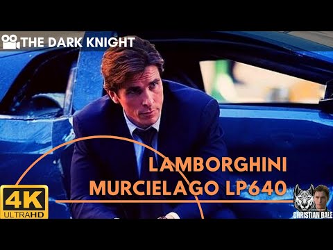 Lamborghini Murcielago LP640 - The Dark Knight All Scenes in 4K | Daily Dose of Christian Bale