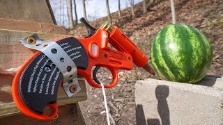 REAL Ammo In a Flare Gun! (IT WORKED)