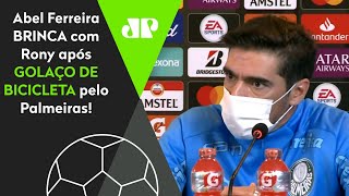 ‘Pode dizer a eles que…’: Olha que fo** o que Abel falou a Rony após gol de bicicleta do Palmeiras