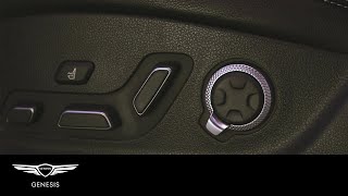 Genesis How to Use Seat Controls | Electrified GV70