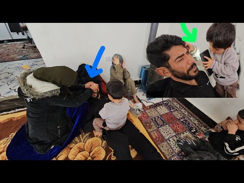   "A Heartfelt Winter Miracle: Navid's Dedication to His Sick Father