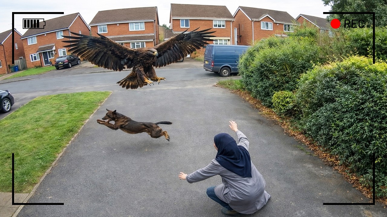 لم يتوقعوا هذا أمام منازلهم أبدًا! و الكاميرات تؤكد ذلك!!