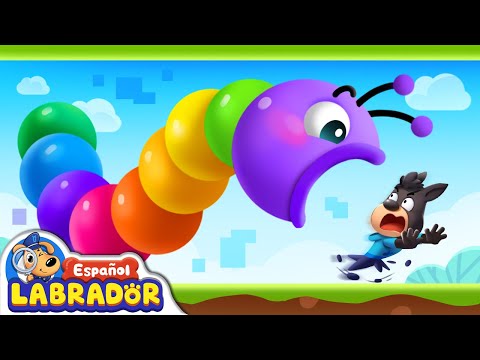 🔍Sheriff Labrador - Policía vs Gusano Hambriento 🐛🌈 | Videos para Niños | BabyBus en Español