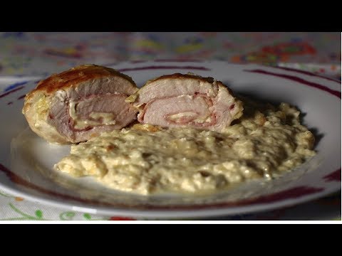 Pollo en salsa de almendras