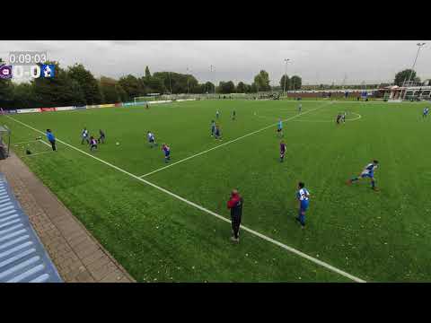 Keeper Sergio FC Abcoude 16oktober FC Abcoude O14-1 - Waterwijk O14-1 momenten wedstrijd