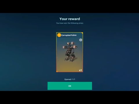 war robots - got another corrupted fafnir 😂