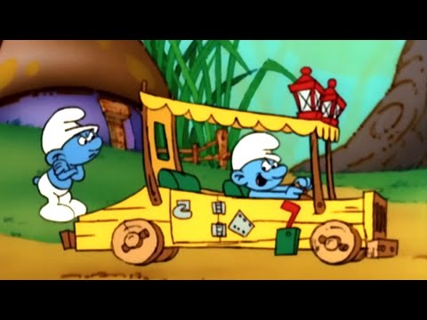 The First Smurf Car 🚗 • The Smurfs • Fun Cartoons For Kids
