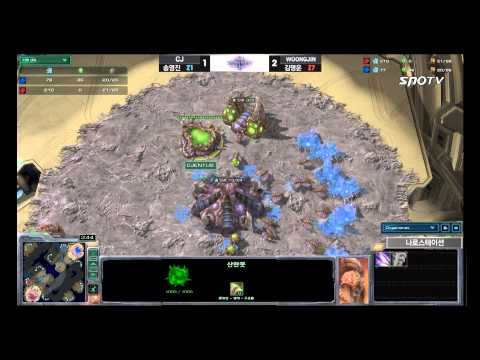 [0413] Songduri(CJ) vs Zero(WOONJIN) ZvZ 4SET Naro station -Stracraft 2,esportstv