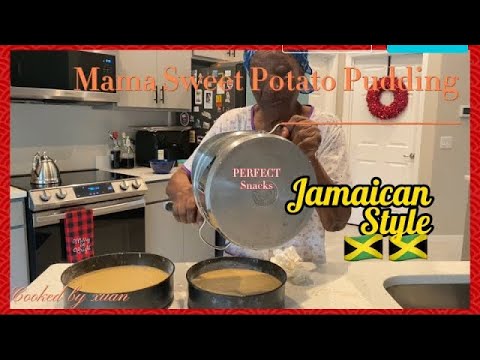 Jamaican Sweet Potato Pudding | Mama Style🇯🇲🇯🇲