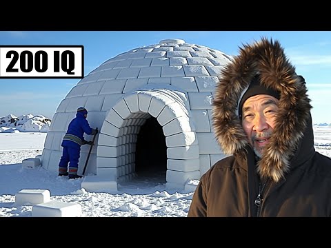 How Inuit Build a Real Inuit Igloo in 2 Hours
