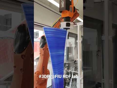 large scale 3d printing at RDF lab in FIU #3dp #additivemanufacturing