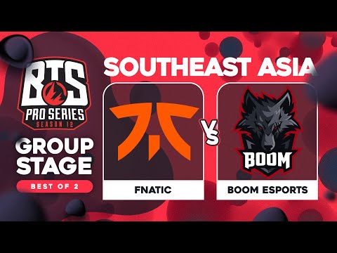 Fnatic vs BOOM Game 2 - BTS Pro Series 12 SEA: Groups w/ T-Panda & Pablo