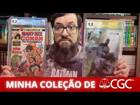 MINHA COLEÇÃO DE QUADRINHOS AVALIADOS PELO CGC!!!