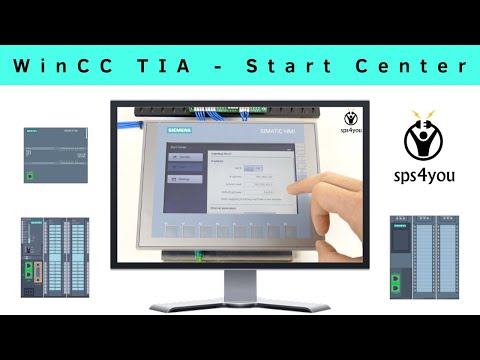 Visualization with WinCC TIA Portal - Start Center - Learn to program PLCs - Course (Chapter 5)