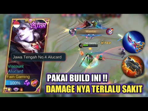 ALUCARD MANIAC!!! BUILD INI MEMANG TERLALU SAKIT DAMAGENYA!! - MOBILE LEGENDS
