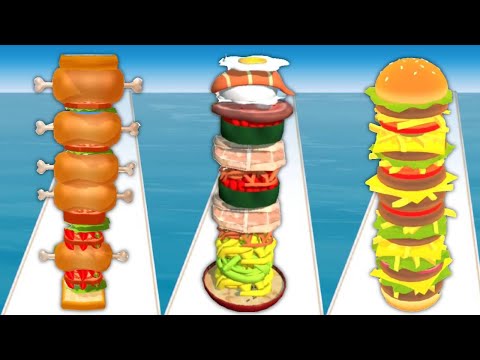 SANDWICH RUNNER vs NOODLE RUN vs BURGER RUSH - Triple Game