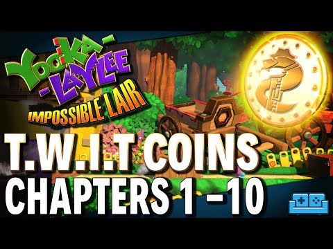 YOOKA LAYLEE AND THE IMPOSSIBLE LAIR |  COIN LOCATIONS CHAPTERS 1 - 10 (NO COMMENTARY)