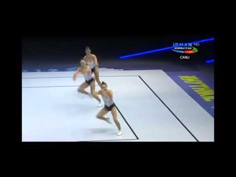 FRANCE 1 - JUNIORS TRIO Aerobic Gymnastics European Championships 2019