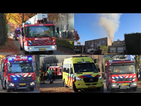 Brandweer met spoed naar een Middelbrand Industrie aan de Hoogheuvelstraat in Oss
