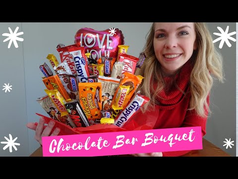 HOW TO MAKE A CANDY BAR BOUQUET | Easy DIY Gift Idea