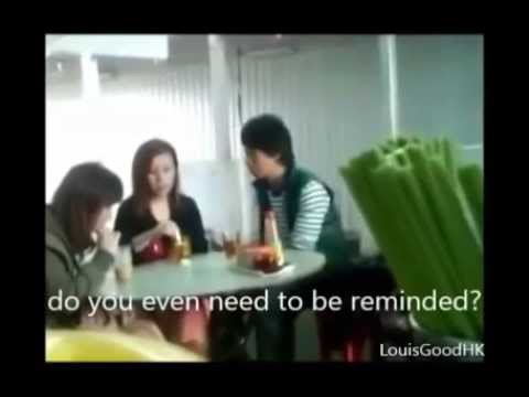 Hong Kong Girl humiliates her boy friend