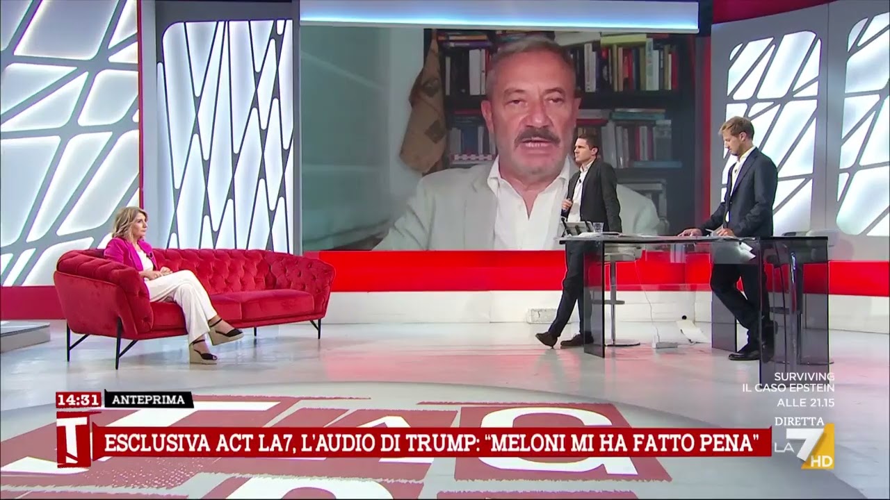 Scontro Trump-Meloni, Buccini: "Vecchio indispettito, pericoloso e instabile"