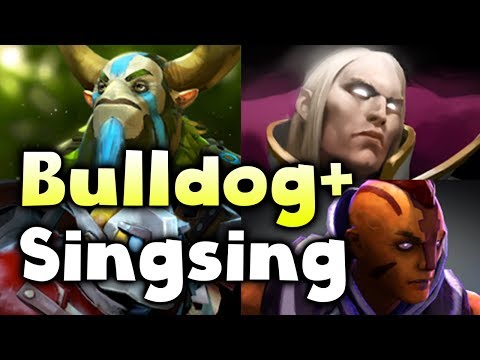 SingSing + Bulldog Stack! vs TI7 EU Open Quals #2 DOTA 2