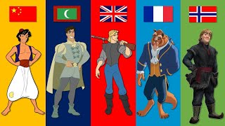 Disney Heroes From Different Countries