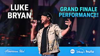 Luke Bryan Deubts New Single "Fish Hunt Golf Drink" - American Idol 2026 Grand Finale