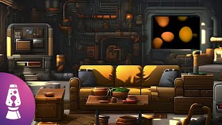 Relaxing Lofi Music with Lava Lamp in Metal Slug Style Living Rooms