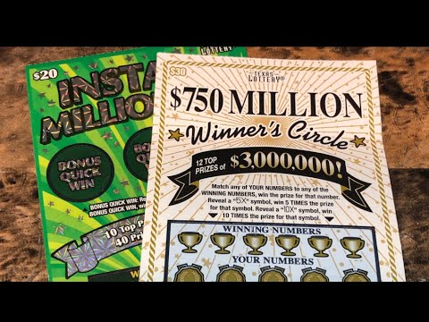 $20 Instant Millionaire & $30 Winners Circle!! “Texas Lottery Scratchoffs “