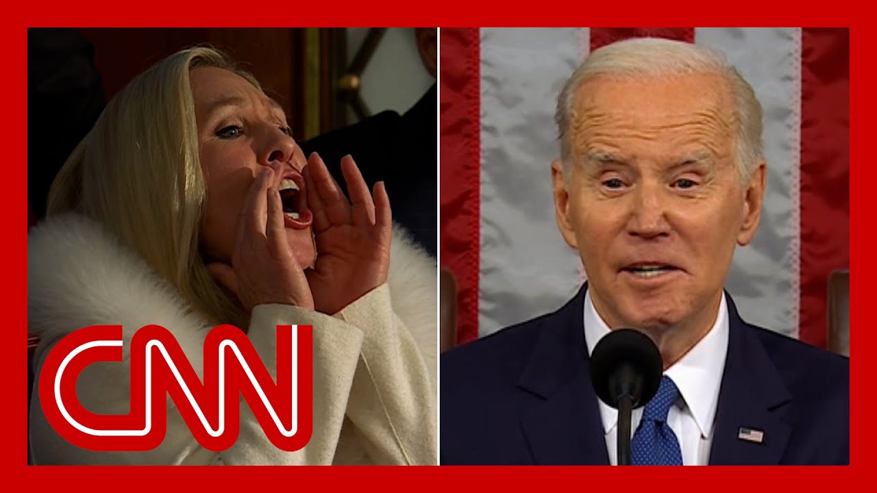 'Liar!': Marjorie Taylor Greene interrupts Biden all the absolute top way thru speech thumbnail
