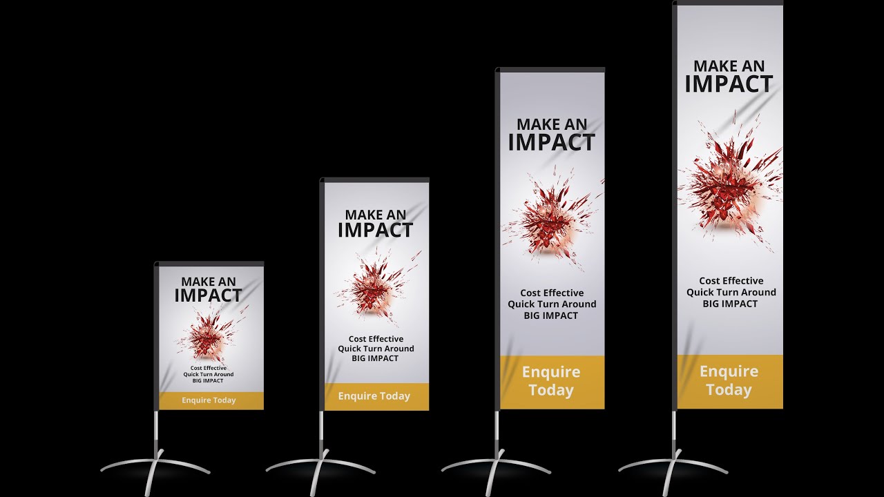 Rectangular Flags by Aussie Printhouse