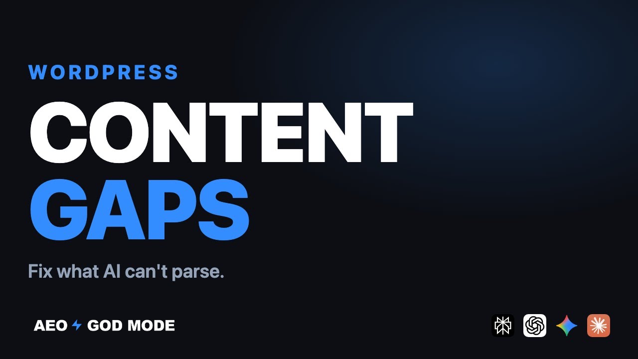 How to Use Content Gaps on WordPress