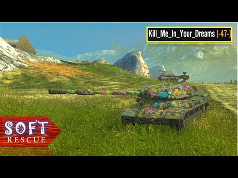 IS-4: 6100 Damage , 3 Frags - WOT BLITZ -