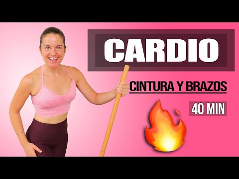Cardio con Palo: Reducir Cintura y Brazos en 40 Minutos 💪🌟🔥