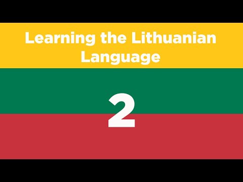Learning The Lithuanian Language - Part 2 🇱🇹