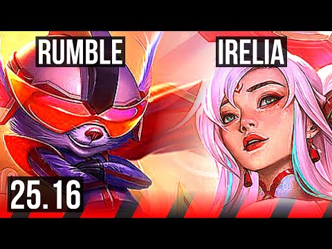 RUMBLE vs IRELIA (TOP) | 6/2/4 | KR Master | 25.16