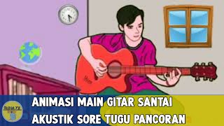Download lagu Animasi Bersantai Sambil Main Gitar | Kisah Seorang Anak Kecil | Story Wa, ig, tiktok mp3