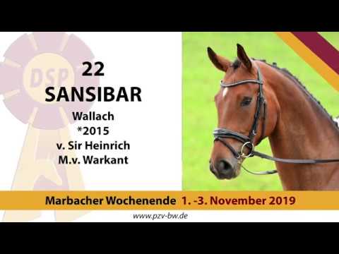22 Sansibar v. Sir Heinrich - Warkant