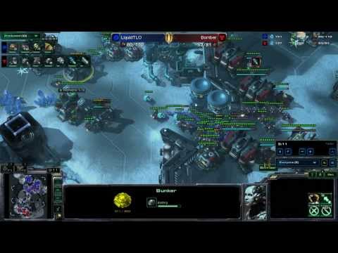SeKo Starcraft - Liquid TLO vs Bomber - Game 1 - SC2 HOTS Tournament Replay