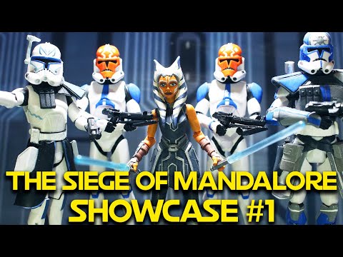 Star Wars: The Clone Wars “The Siege Of Mandalore” 3.75” Figure Showcase #1: Ahsoka Tano And Clones