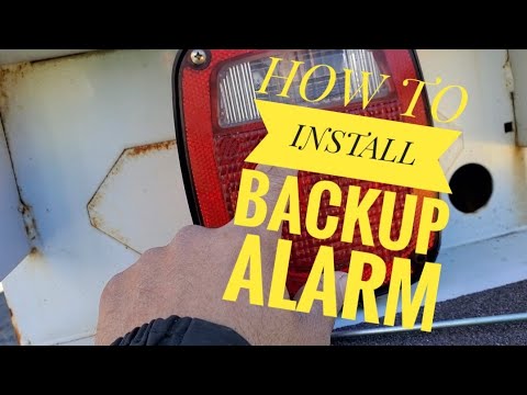 How to install backup alarm in my truck or any car #lawncare